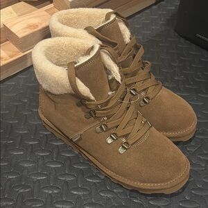 Cozy Brown Suede Ankle Boots